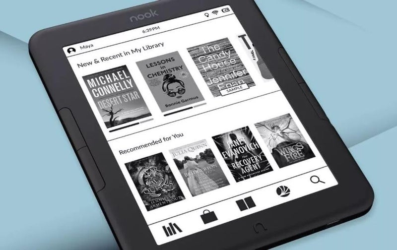 Nook Barnes & Noble Glowlight 4e eReader 6-inch Touchscreen 8GB Black (Renewed) - Image 2